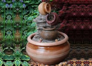 Quality 19 Inch Three Pottery Lamps Plus Outdoor Fountains wholesale