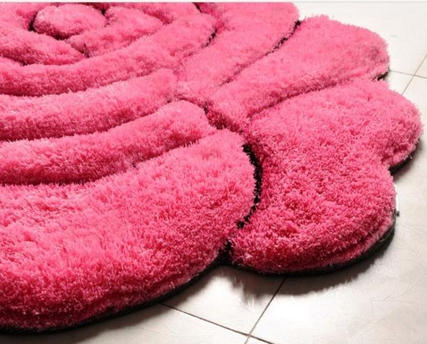 3D Polyester Mixed 2200G/SQM Polyester Shaggy Rug Carpet