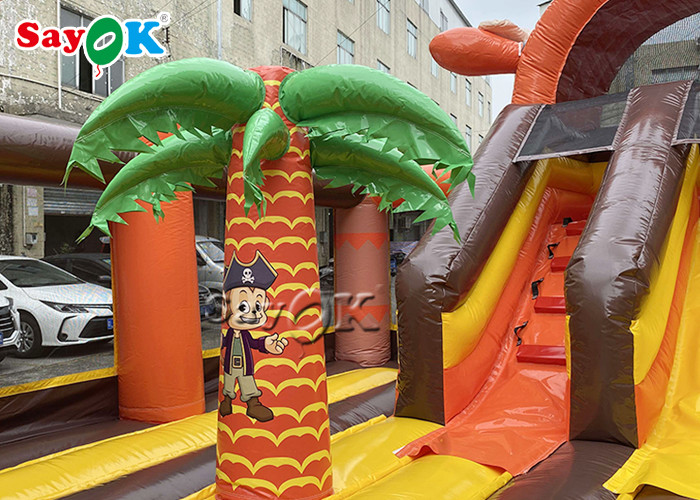 Airtight Outdoor Pirate Jumping Castle Inflatable Bouncer For Children