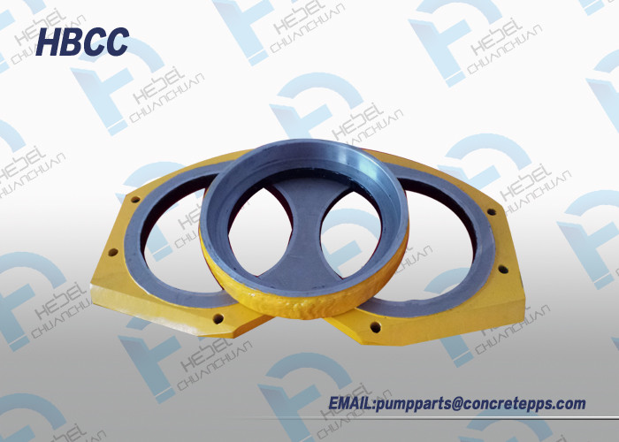 Sany Zoomlion Schwing PM concrete pump spare parts/ spectacle wear plate and wear ring