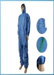 White Industrial Disposable Coverall Suit