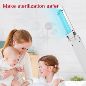 Quality Travel daily disinfection handheld white Portable UV Disinfection Lamp wholesale