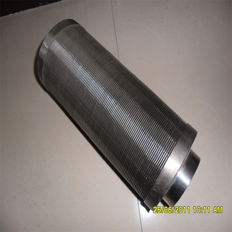 V Wire Wrapped Johnson Water Well Screen Pipe FITO Flow Type with Angles for Accurate Filtration