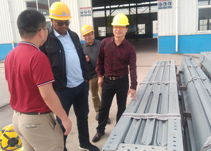 Terminal 110KV Steel Electrical Transmission Tower For Power Distribution