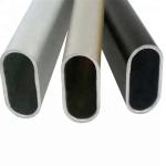 Silver 5083 5052 7005 Aluminum Oval Tube 2" X 1" X 0.125" Extruded Aluminum Oval