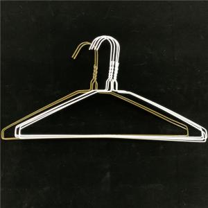 Quality Commercial Metal Wire Suit Hanger Customized Color For Laundry Factory wholesale