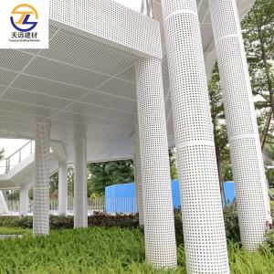 Quality Weaterherproof Aluminum Railing 3d Wood Grain Fluted Exterior Aluminium Wall Cladding wholesale