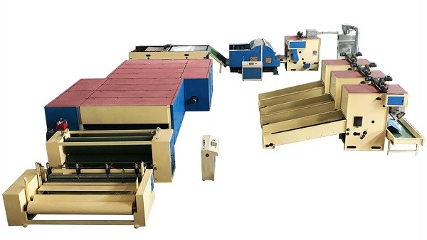 Stiff Hard Wadding Production Line Mattress Roll Padding