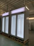 Professional Display Chiller Double Door Display Refrigerator Freezer