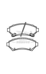 Quality Buick Regal/ GL8,Ceramic Brake Pad,D699,18024962,F wholesale