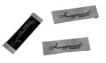 Offwhite Cotton Crochet woven Labels Soft Edge Personalized color Logo for