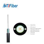 Outdoor Durable G652D Fiber Optic Drop Cable GYXTW Central Tube