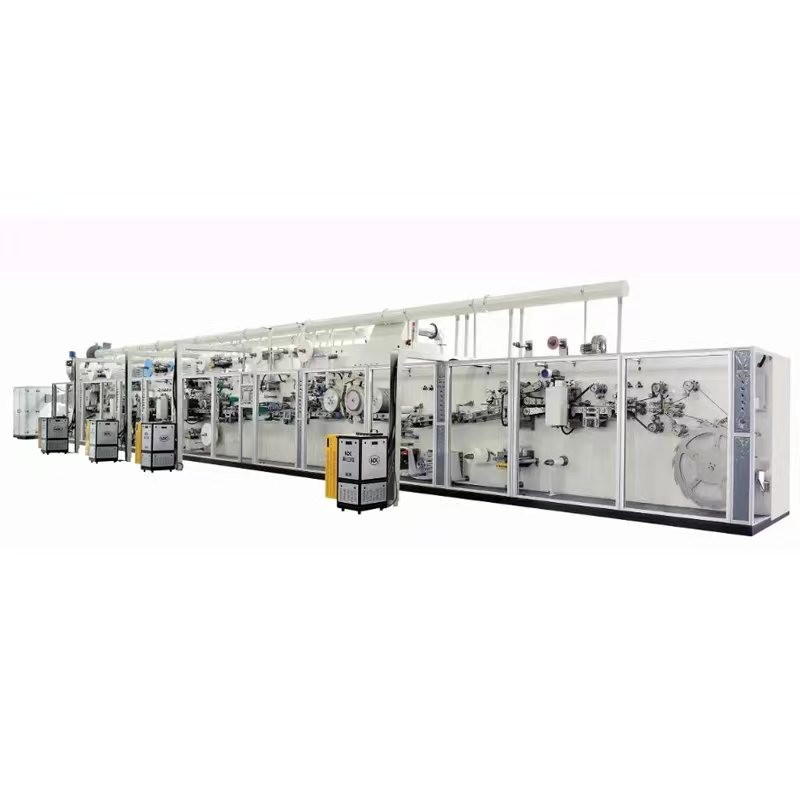 Fully Automatic Manufacturing Disposable Baby Diaper Making Machine