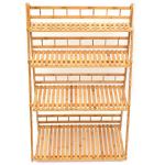 wholesale wooden bamboo custom shoe rack