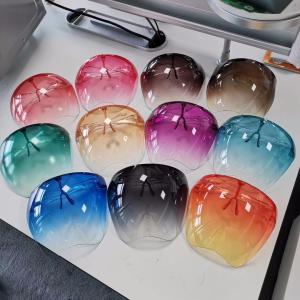 Quality Anti Fog 180d Mirrored PPE Face Shields Visor 1mm Lens Thickness wholesale