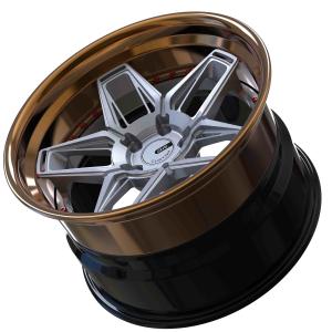 Quality 22 Inch Three Piece Forged Wheels JWL 3 Piece Automotive Rims wholesale