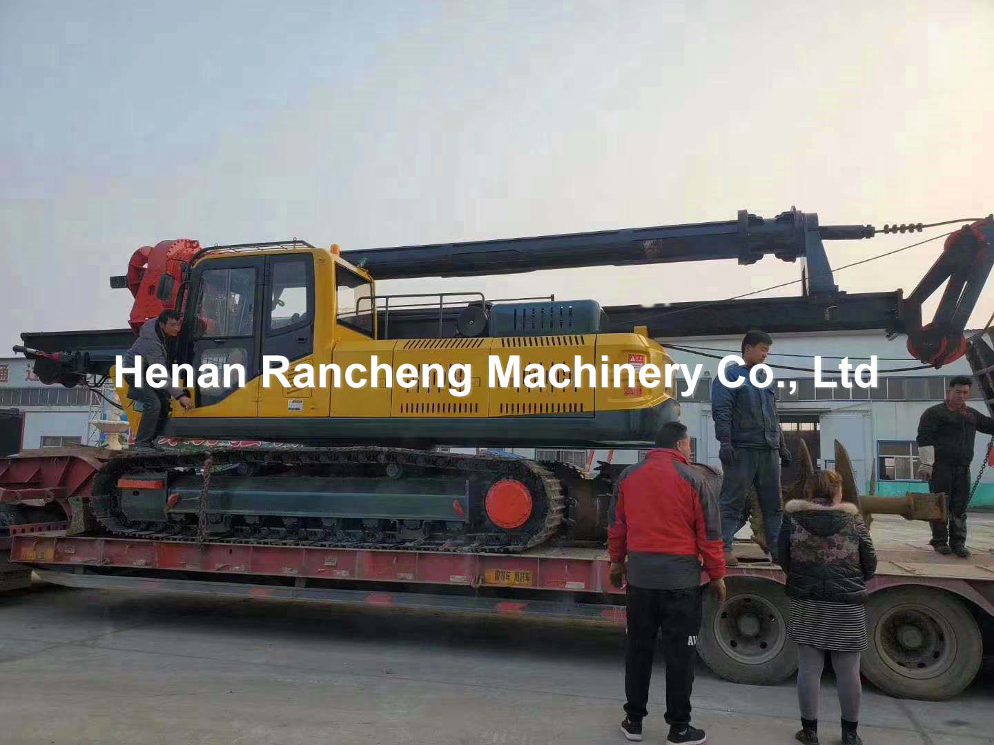 RCQ530 Hydraulic Rotary Drilling Rig 30m Borehole Rock Drill Rotary Machine