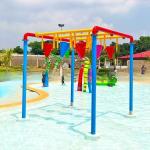 Colourful Design Water Park Buckets Water Spray Park Weather Resistance