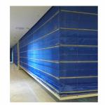 Heat Resistant Fire Roller Curtain Double Track Fire Prevention Protection