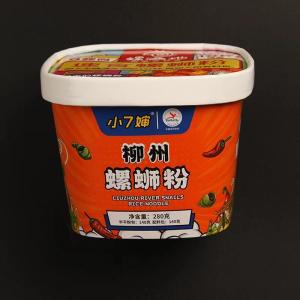 Quality Waterproof Takeaway Noodle Paper Cup 1000ml Printing Square Bowl With Lid wholesale