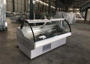 Quality Fresh Meat Display Chiller Show Cases 1.5mts Fan Cooling wholesale