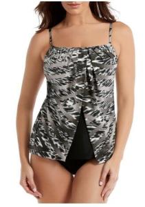 Quality Feline Fixation Jubilee Flyaway Tummy Control Tankini Swimsuit Top wholesale