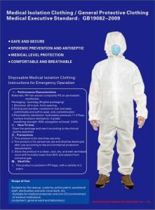 Quality GSM Healthcare CPE Isolation Gowns Hospital Approved Disposable wholesale