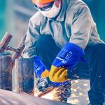 SAFEYEAR 16in Safety Working Gloves Welding Gloves Heat Resistant Flome