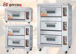 Double Deck Double Trays Gas Bakery Oven 220v for Restaurant