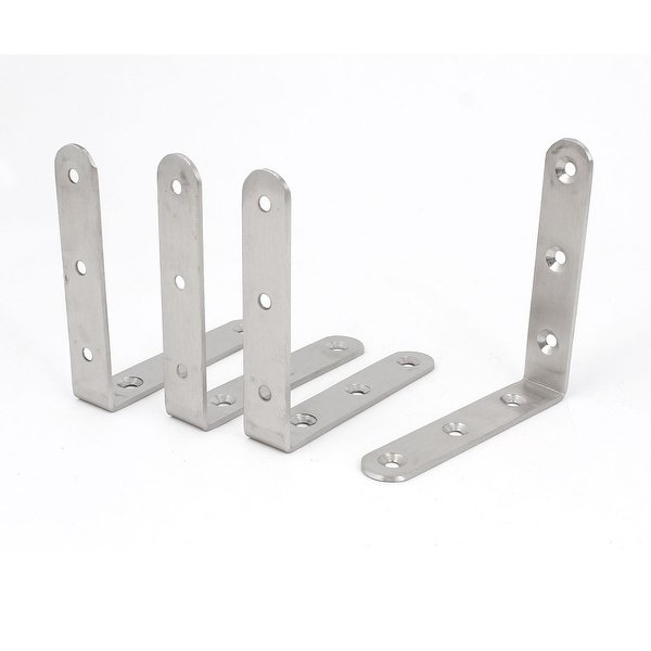 Powder Coated 90 Degree Angle Bracket Heavy Duty Stainless Steel Wall Mount L Bracket