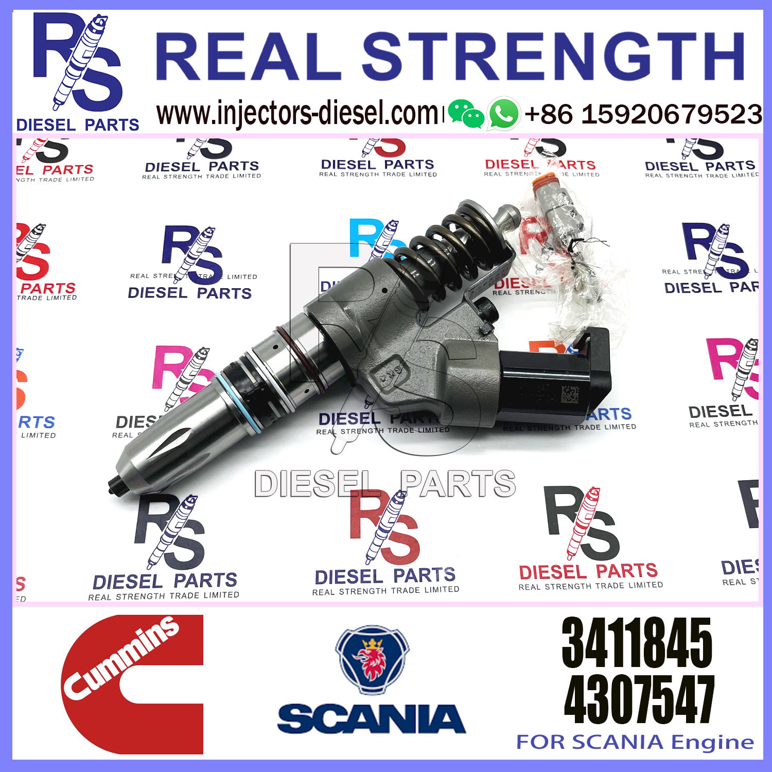 Common rail fuel injector 4903472 4026222 4903319 3083849 3083863 3087557 3411752 4062851 3411845 for M11 ISM11 QSM11