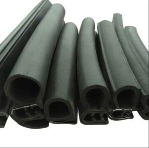 Quality 65±5 Hardness Custom Silicone Rubber Door Seal Strips for Dustproof Insectproof Soundproof wholesale