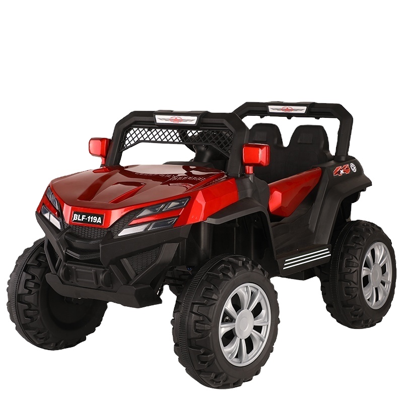 6v4*2 Plastic Baby Two Seats Electric Remote Control Toy Car for UTV Style Manufacture