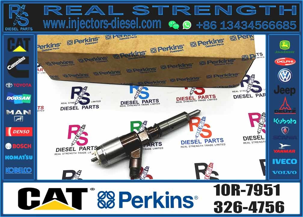 326-4756 10R-7951 32F61-00014 common rail Fuel Injector Fits for CAT C4.2 EXCAVATOR C 6.4 Engine 312D 320D 311D LRR