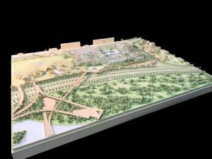 Quality EMBT Natural Architectural Landscape Model Maker 1/500 wholesale