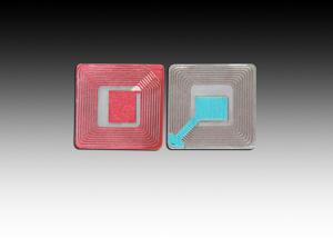 Quality 30*30mm Plastic Red EAS RF Label Plastic 8.2Mhz Cosmetics HAX726 wholesale