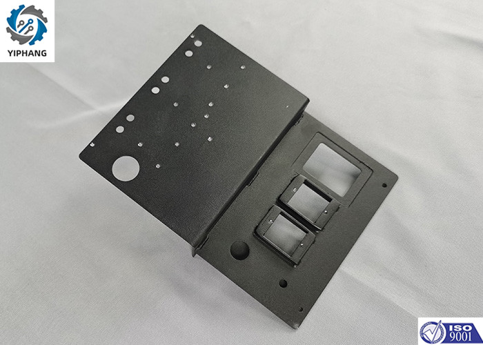 SPCC Port Plate Brackets Custom Sheet Metal Parts Sheet Metal Punching Services 1.5mm