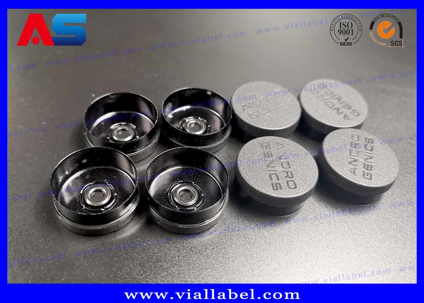 Plastic Transparent White Clear Flip Top Caps , Flip Off Vial Caps Plastic 13mm / 15 mm / 20mm / 32mm
