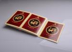 Custom printing glossy varnishing self adhesive special paper chinese wine