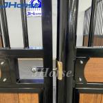 Customized Horse Stable Stall Prefabricated Black Powder Coated