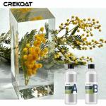 Deep Pour Clear Epoxy Resin Glass Like Finish Non Toxic Safe