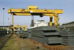 Outdoor MG Model Construction Gantry Crane 32ton In Stone Factory