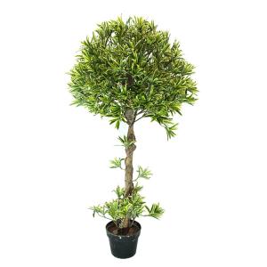 Quality Indoor Decoration 110cm Artificial Podocarpus Tree Customizable wholesale