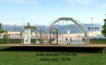 Factory Price Easy Installation Clear Dome Tent Double Dome House for Outdoor