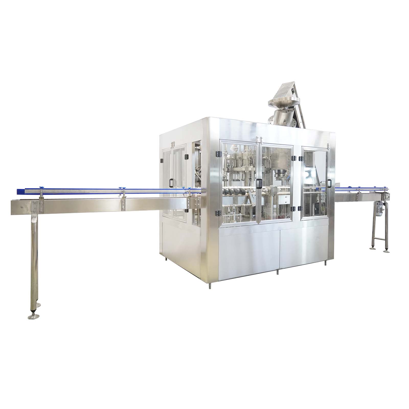 Glass Bottle Filling And Capping Machine 4000BPH 8000BPH 12000BPH