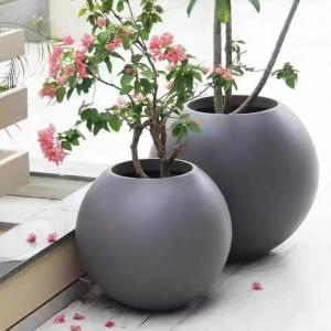 Quality Waterproof Anti Corrosion Modern Home Garden Fibreglass Planters wholesale