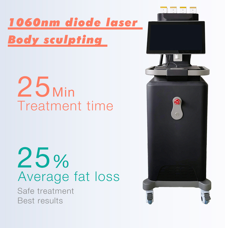 Salon Services with 1060Nm Diodo Laser Body Sculpture Weight Loss Machine