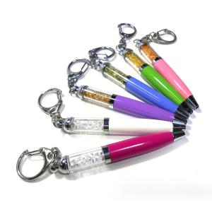 Quality Bling Stainless Steel Personalised Crystal Pen , 26g Crystal Gel Pen wholesale
