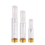Perfume Glass Tube Bottles 15ml 20ml 30ml Clear Glass Vials With Metal Basement