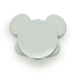 LFGB Approve Baby Silicone Plate Grey Spill Proof Feeding Placemat